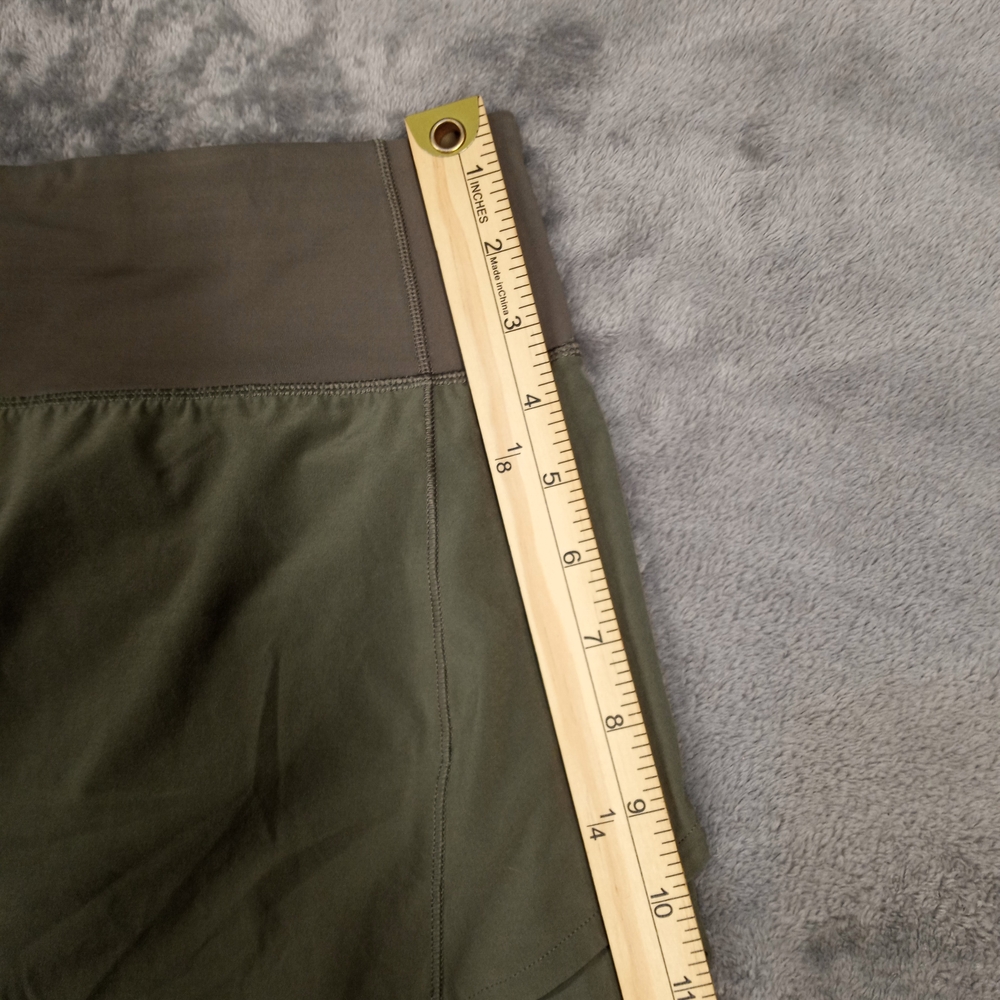 Lululemon Women's Olive Green Running Shorts Size 10 - Picture 10 of 12